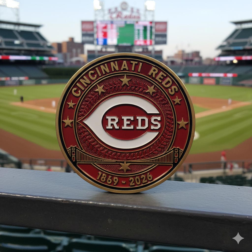 Cincinnati Reds 157th Anniversary Commemorative Coin