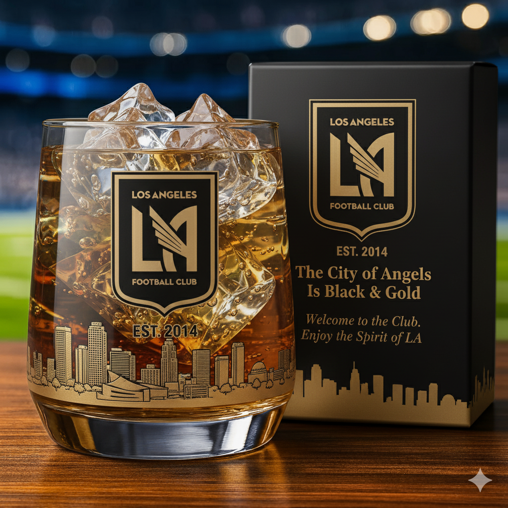 LAFC Whiskey Glass