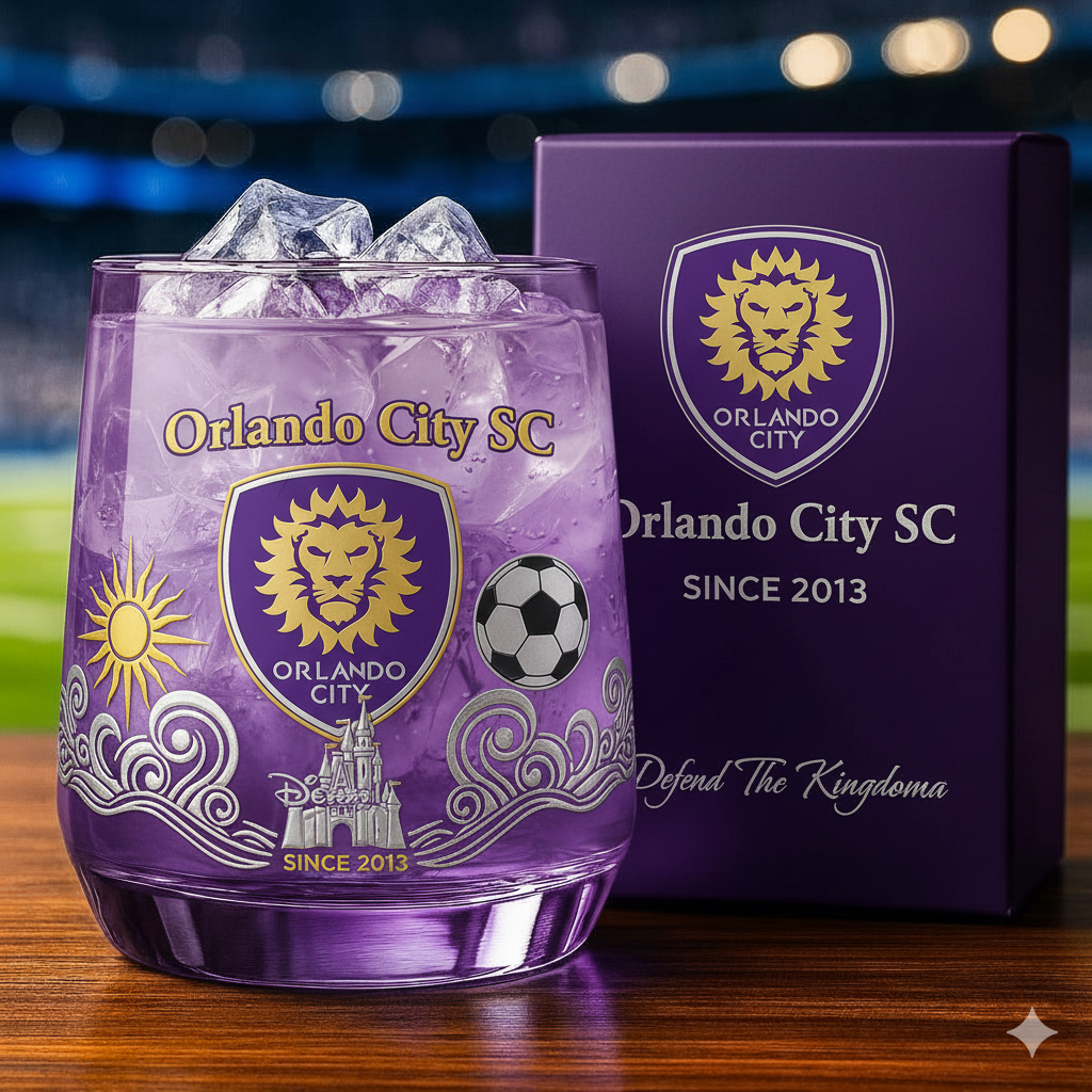  Orlando City SC Whiskey Glass