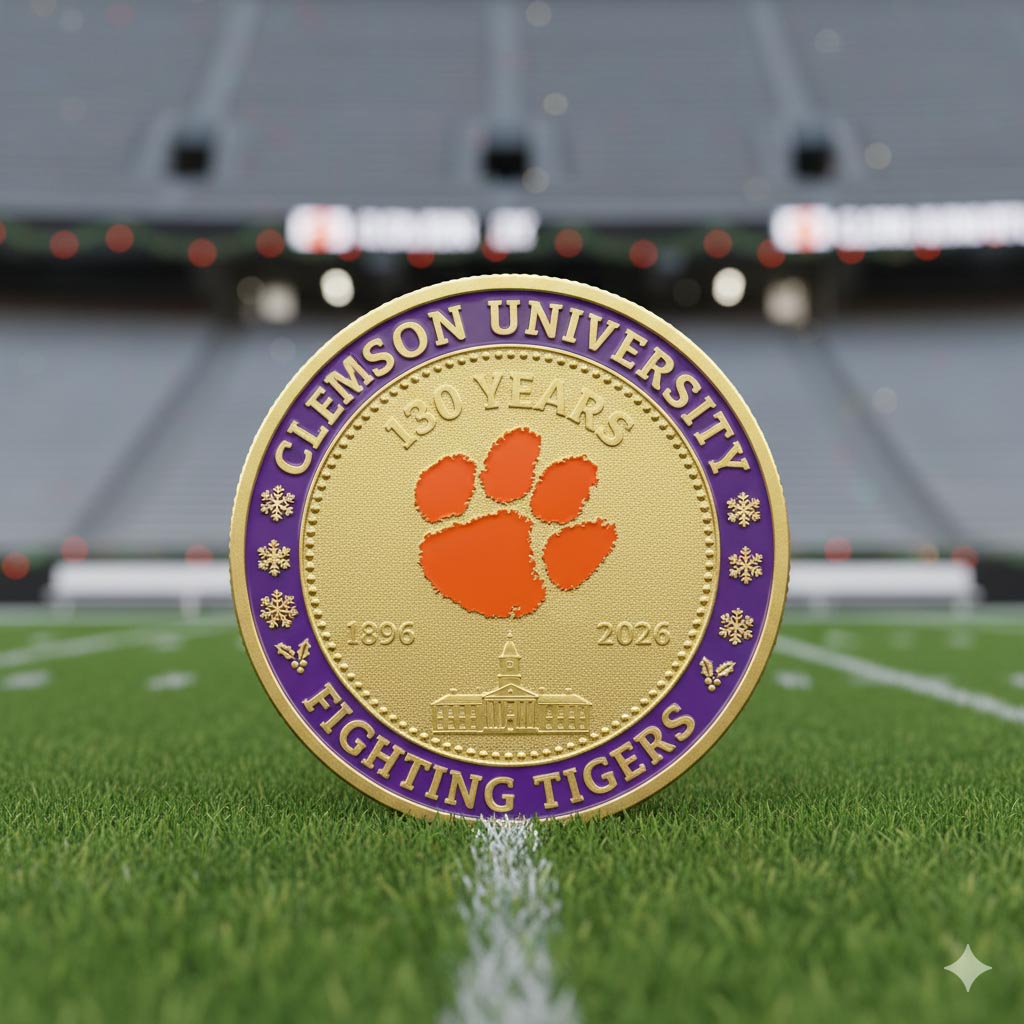 Clemson Tigers 130th Anniversary Commemorative Coin
