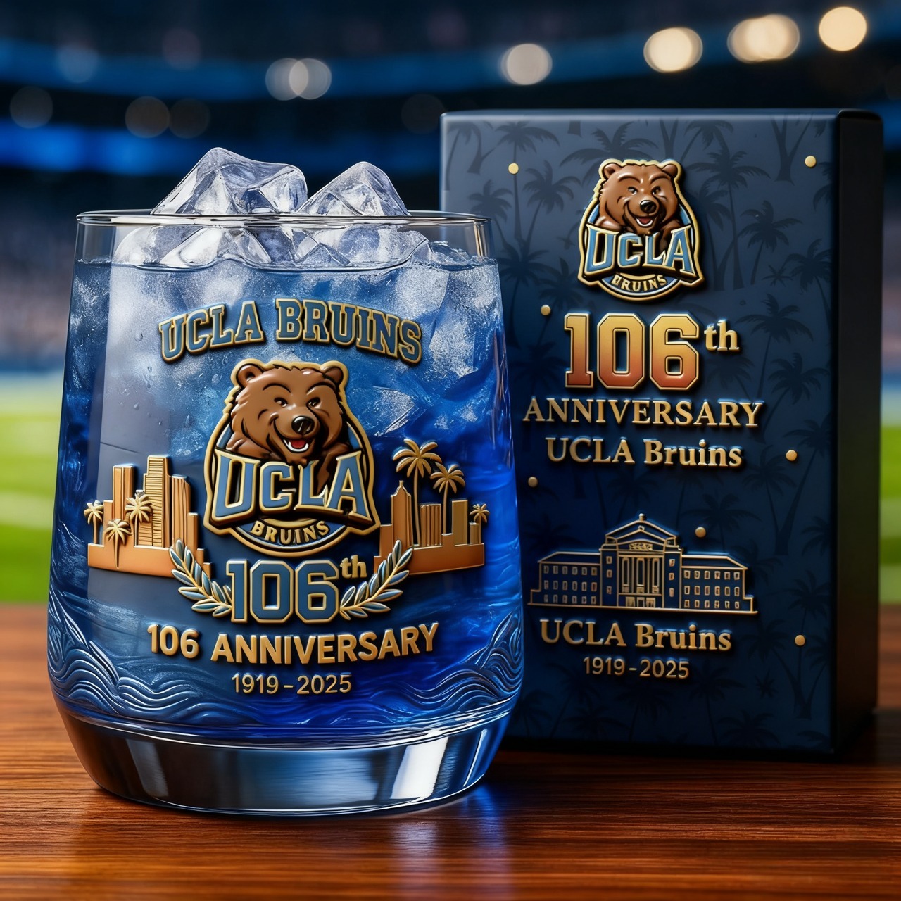 UCLA Bruins 106th Anniversary Whiskey Glass