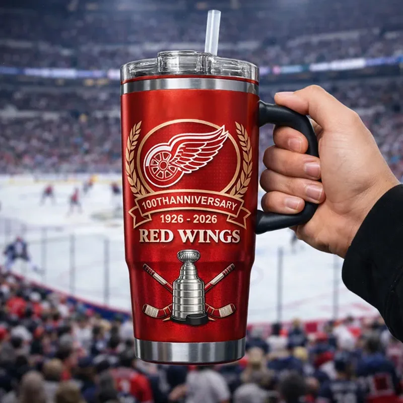 Red Wings 100th Anniversary Tumbler