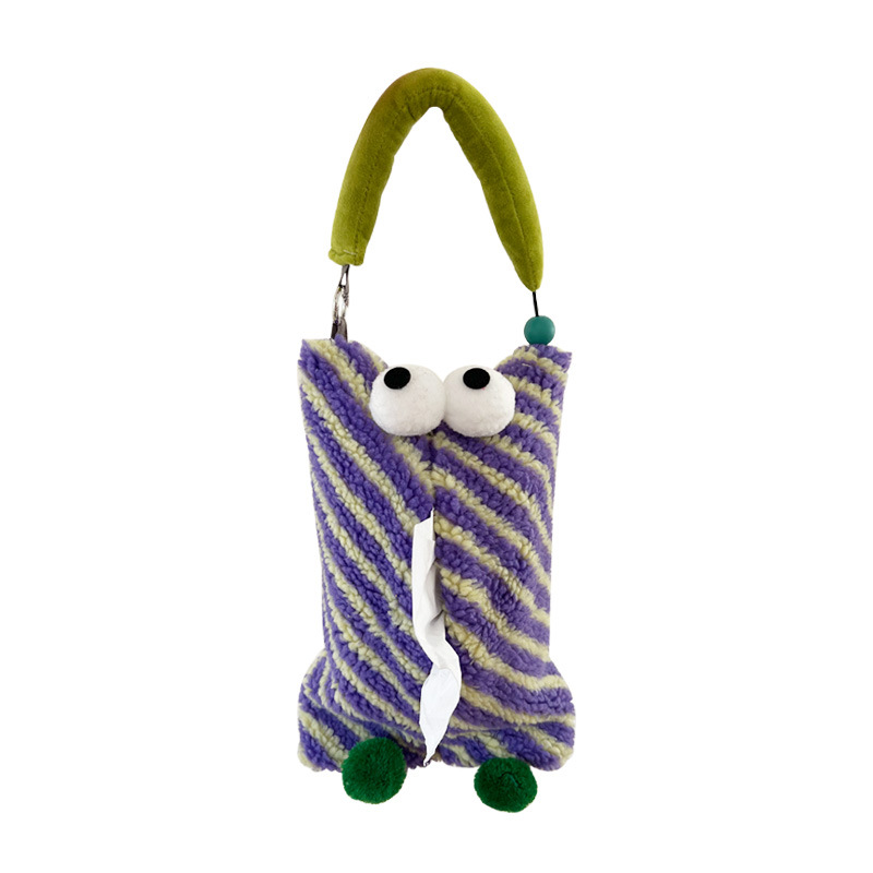 🎀Creative Gift🎁 - 💜Cute Paper Drawout Box Hanging Bag🎗