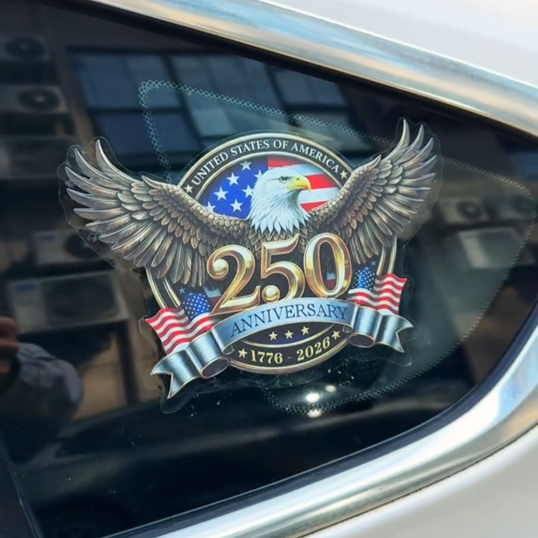 USA 250th Anniversary Eagle Vinyl Sticker