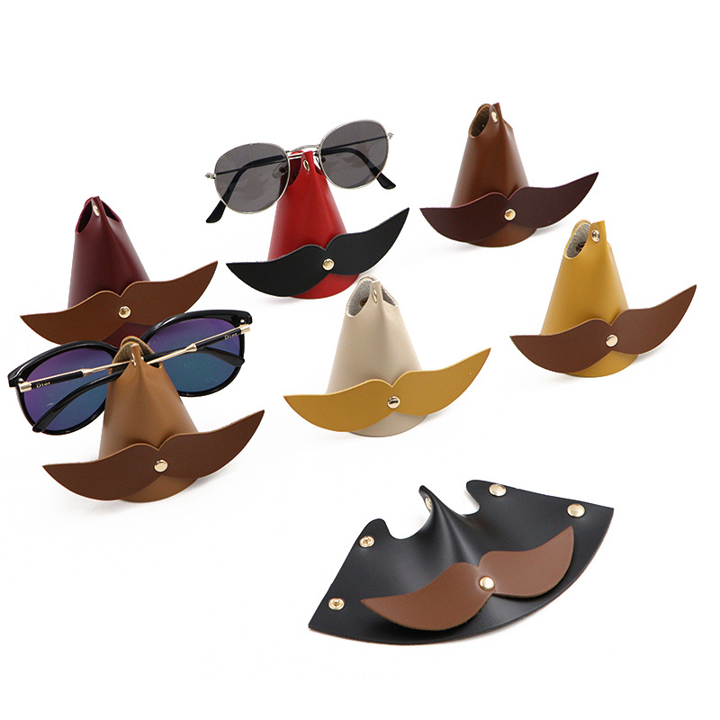 😂Beard Styling - 👓Leather Eyeglass Holder💥