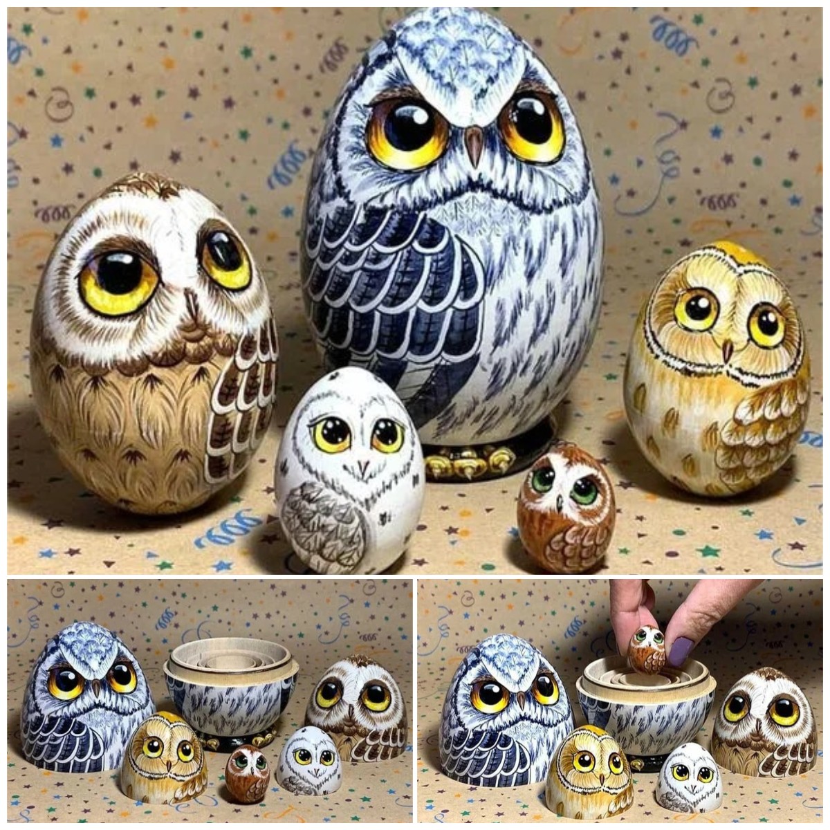 Easter pre-sale 50% OFF - owl eggs🦉