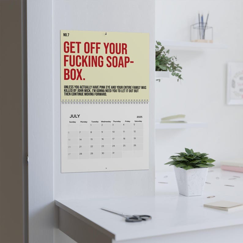 🤣Your Kick-Ass Motivational Calendar (2025)