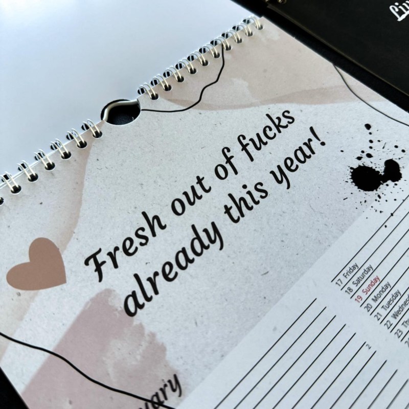 🔥Funny ‘Fuck It 2025’ Calendar