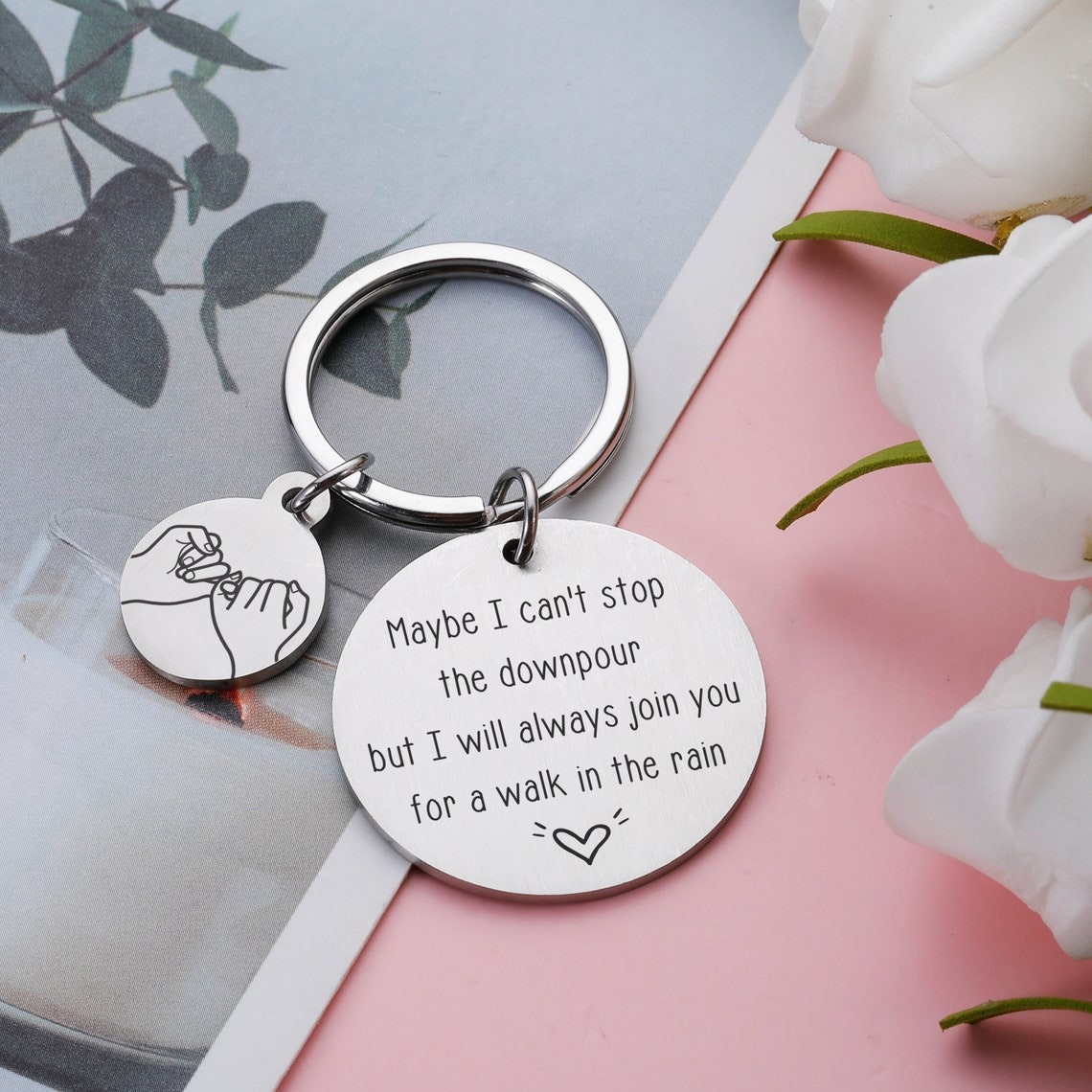 KEYCHAIN-always join you for a walk in the rain