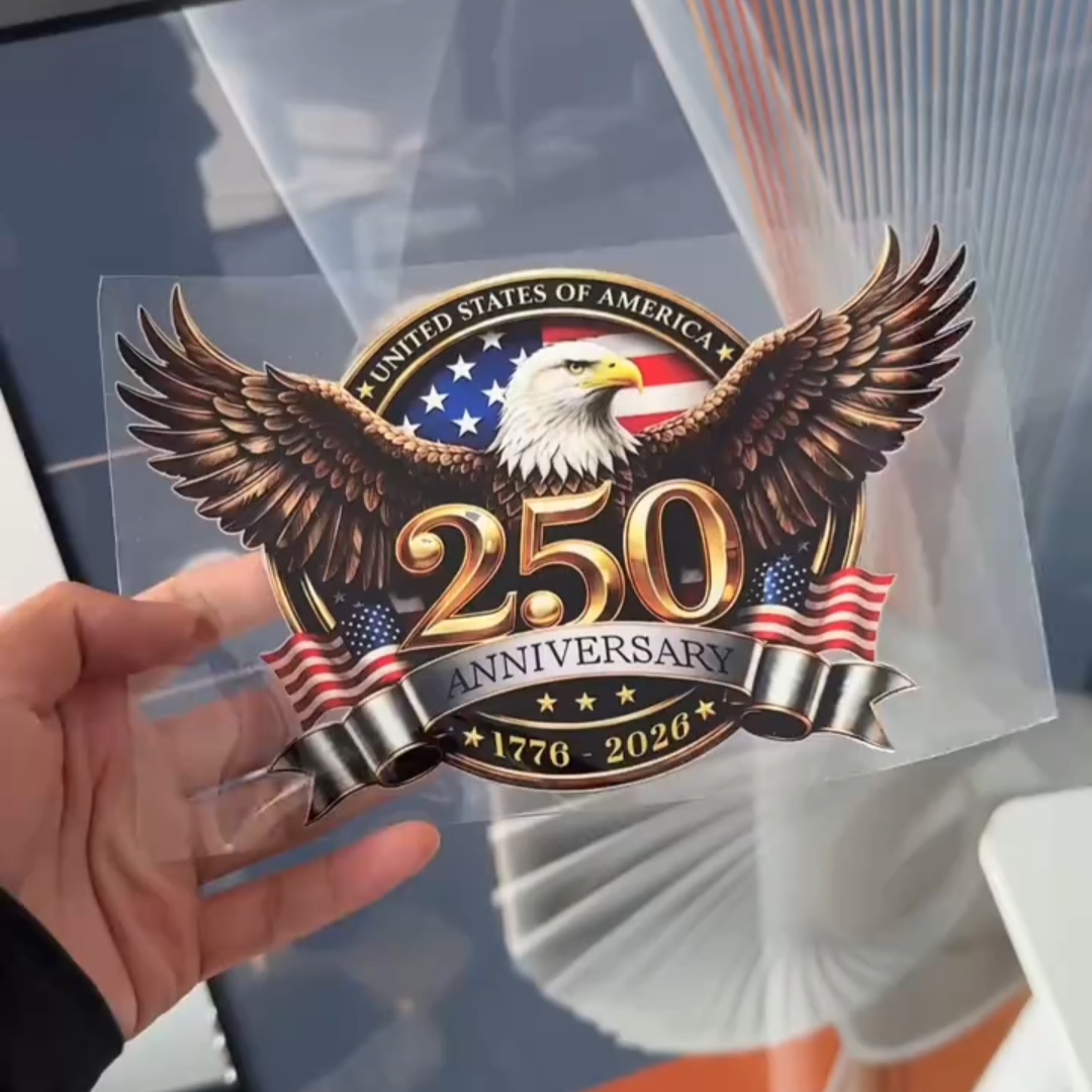 USA 250th Anniversary Eagle Vinyl Sticker