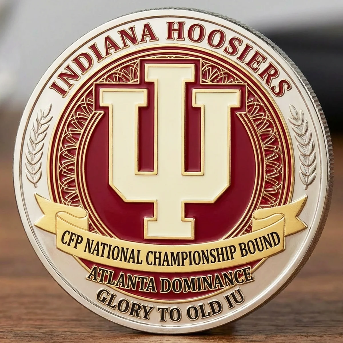 Indiana Hoosiers Peach Bowl Champions Commemorative Coin