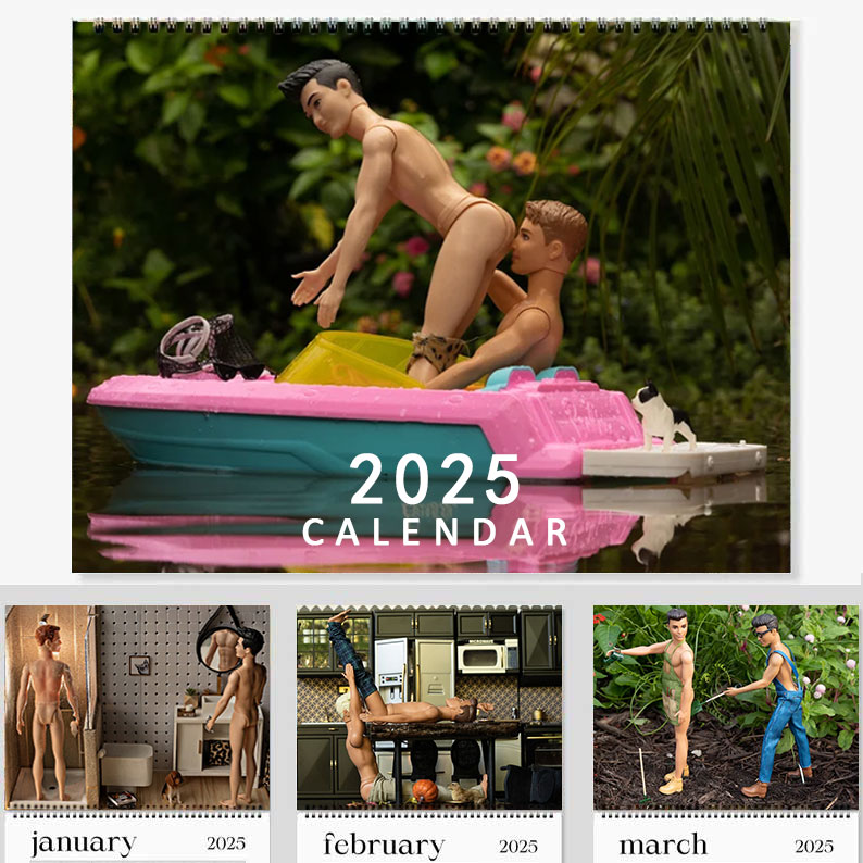 2025 Funny Doll Photography Calendar