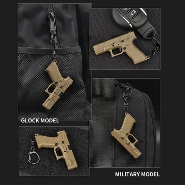 G17 Glock Mini Pistol Keychain