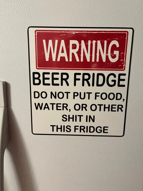 Funny Beer Vintage Acrylic fridge magnet