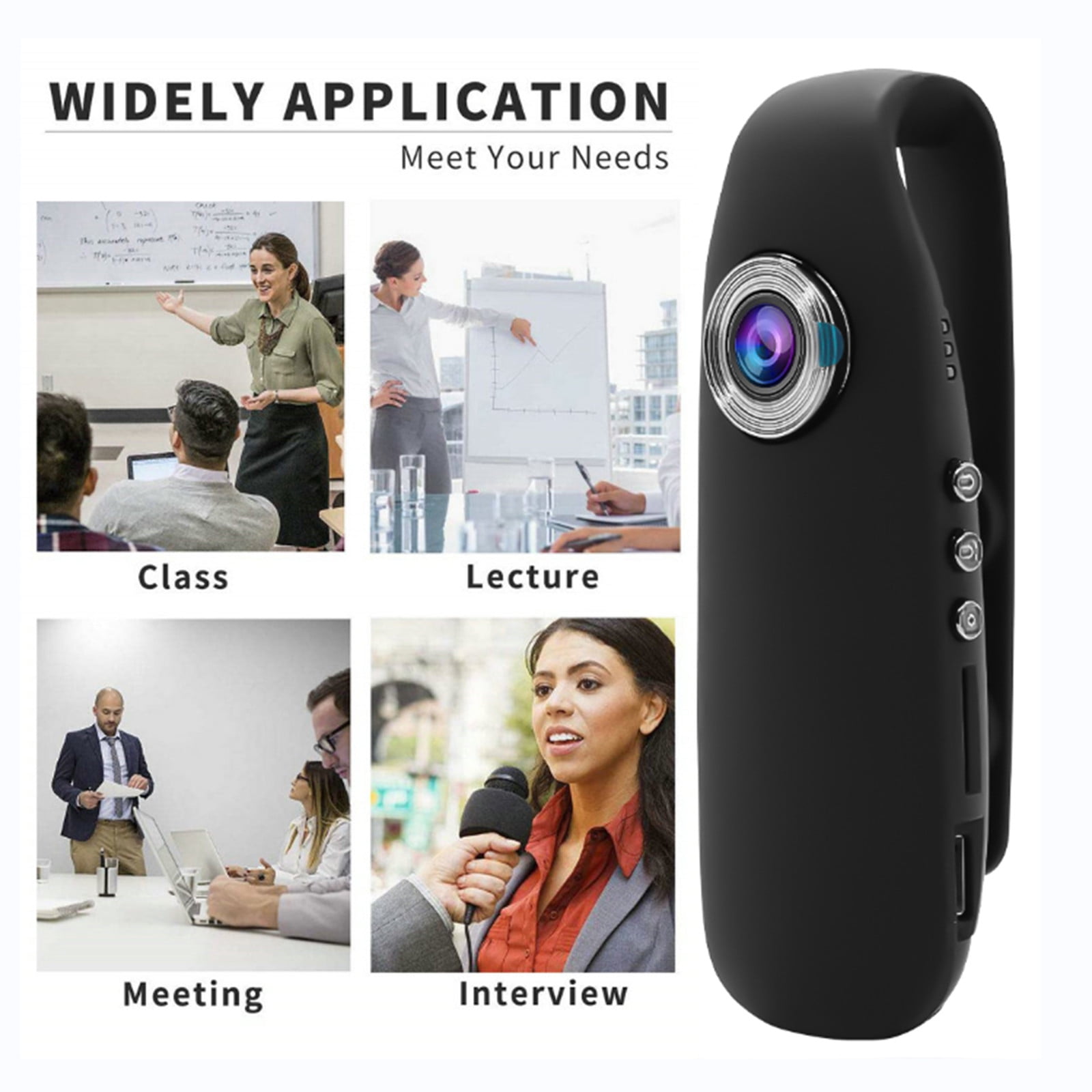 Mini Wireless Clip-on HD Body Camera