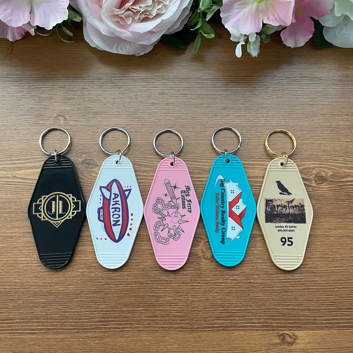 🤎Vintage Hotel Motel Key Chains🌇