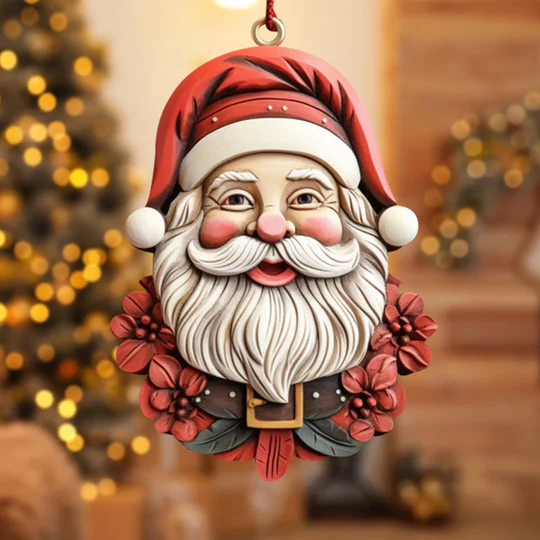 Resin Santa Claus Pendant