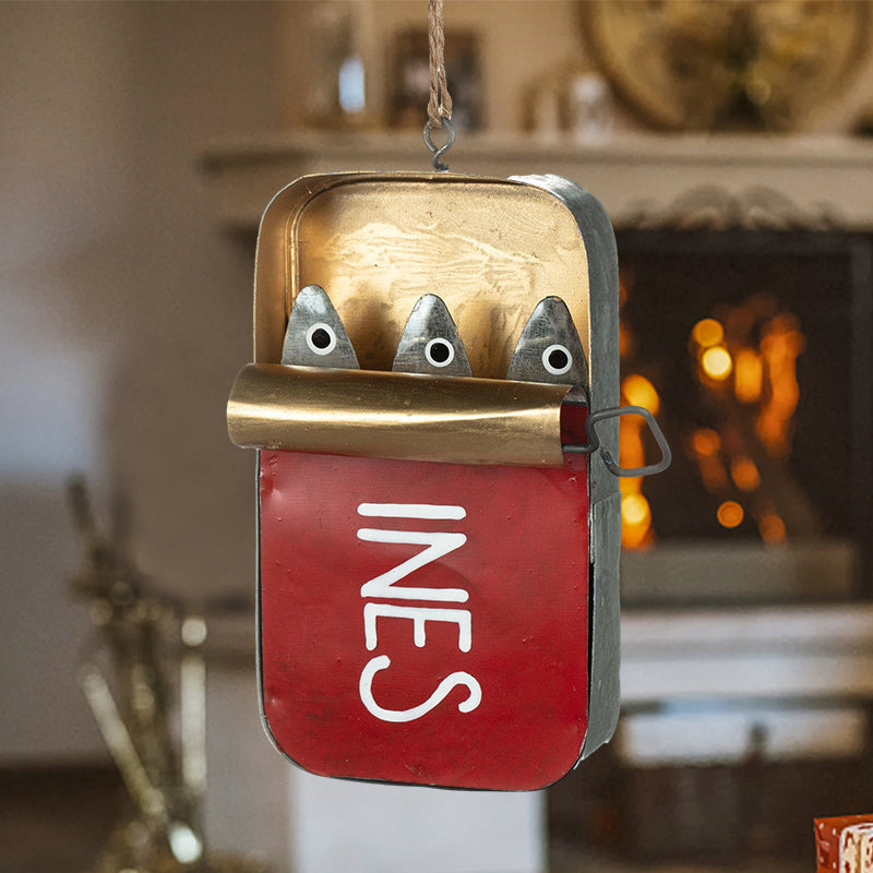 🐟Tin Of Sardines Quirky Hanging Ornament