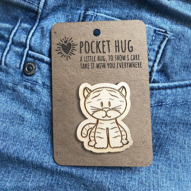 👼CUTE WOODEN ANIMAL POCKET PAL✨