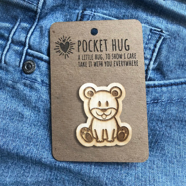 👼CUTE WOODEN ANIMAL POCKET PAL✨