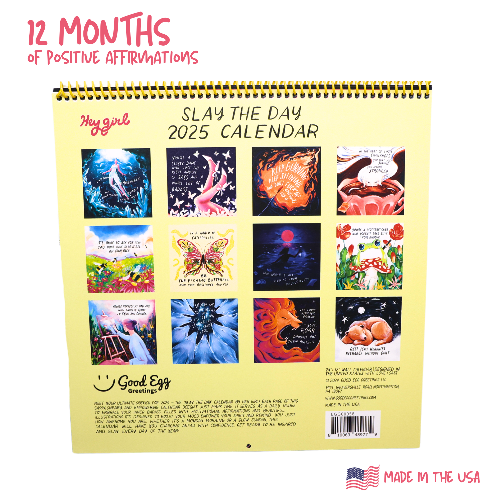 📅Hey Girl: Slay the Day 2025 Calendar