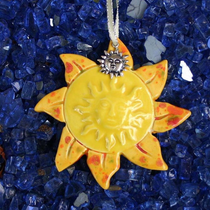 Christmas star and moon ornaments
