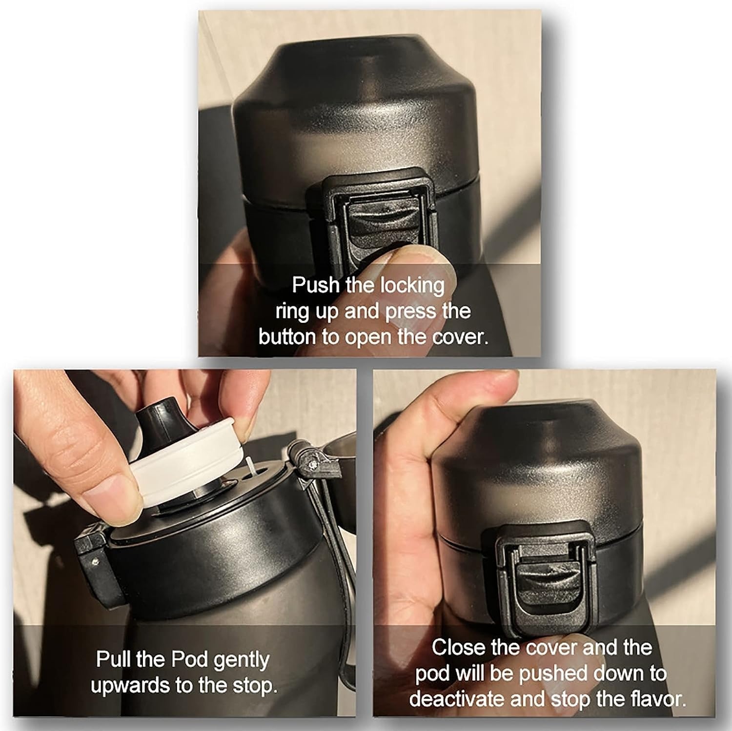 🔥2023 Hot Sale 50% Off 🍑Funny Portable Fruit Aromatherapy Water Bottle🥤