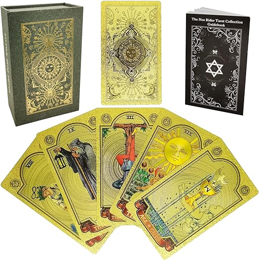 🔥Explore the Mystical World of Tarot Gold Foil Tarot
