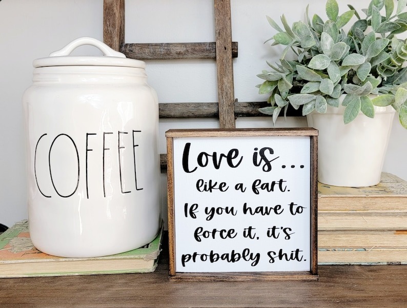 Funny Sarcastic Wood Decor Signs