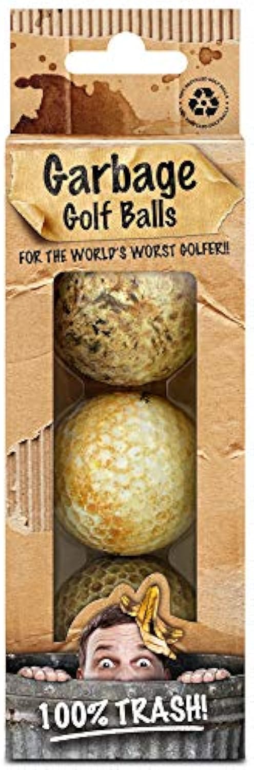 😂Sh*tty Golf Balls for a Sh*tty Golfer Novelty Present  - 🎁Secret Santa Golf Gift