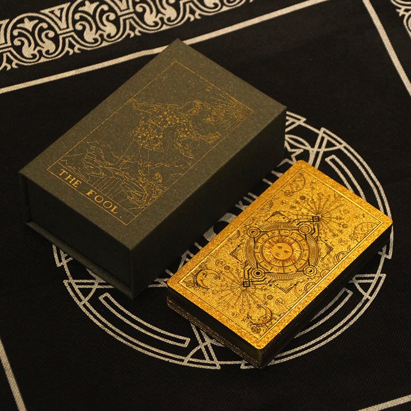 🔥Explore the Mystical World of Tarot Gold Foil Tarot