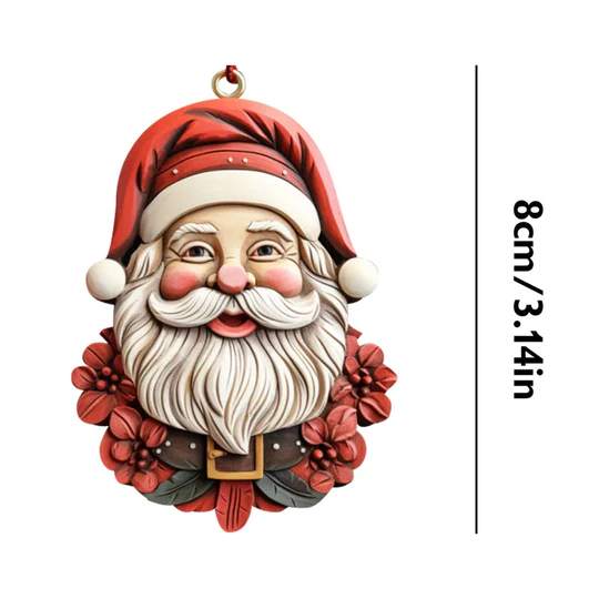 Resin Santa Claus Pendant