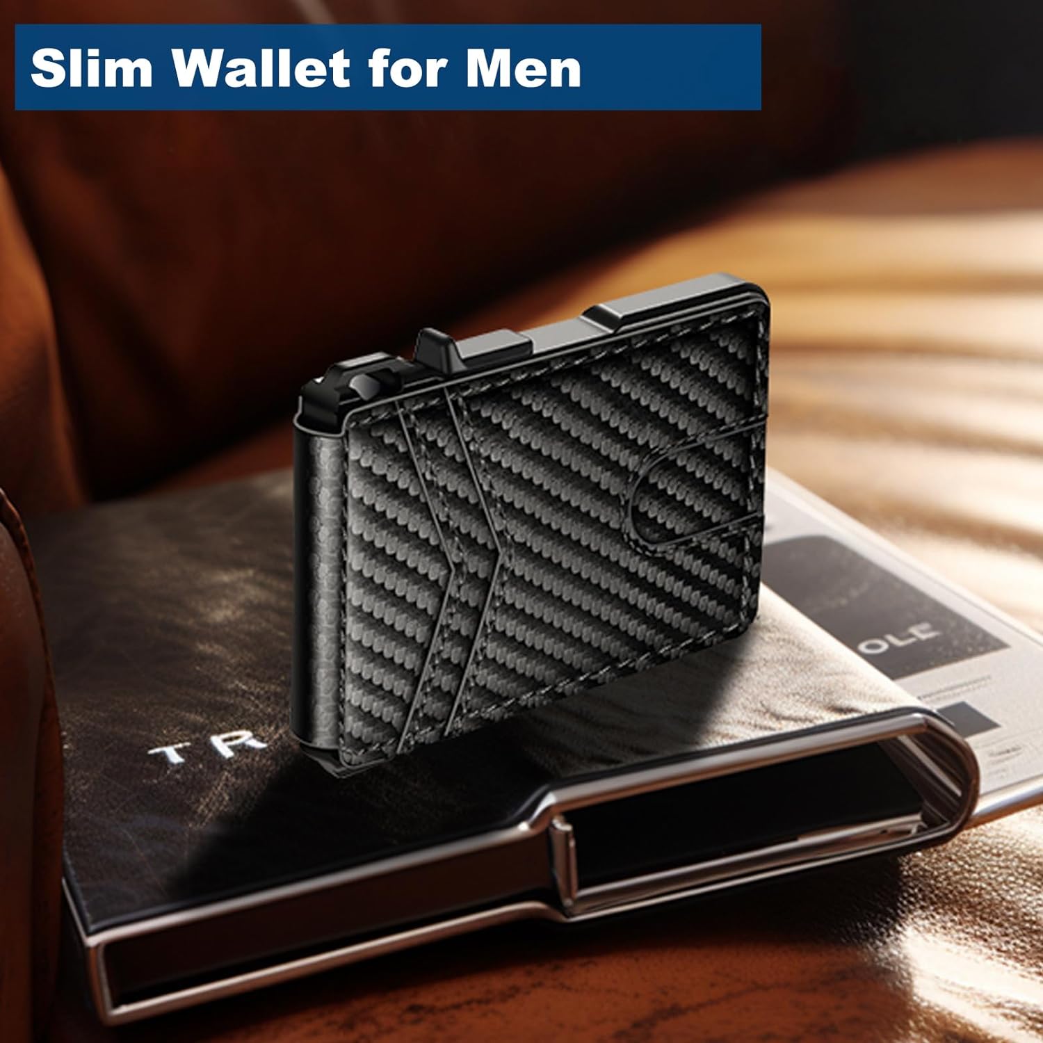 🔥Hot Sale 49% OFF🔥Men's Light Luxury Leather Pop-up Bifold Wallet