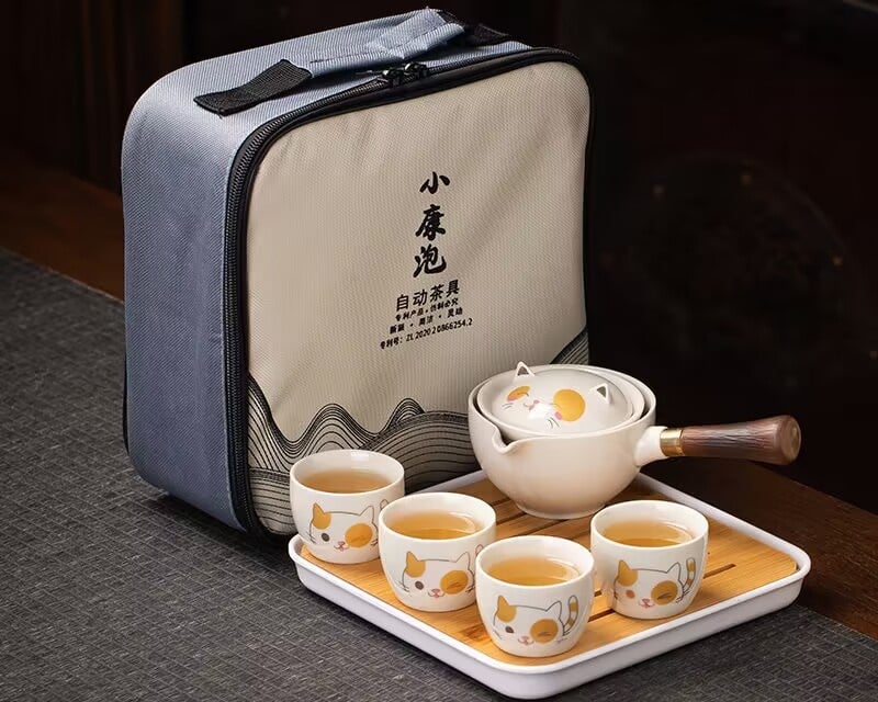 🔥With 4 Cups and Travel Bag- 2023 New 360° Rotation Tea Maker