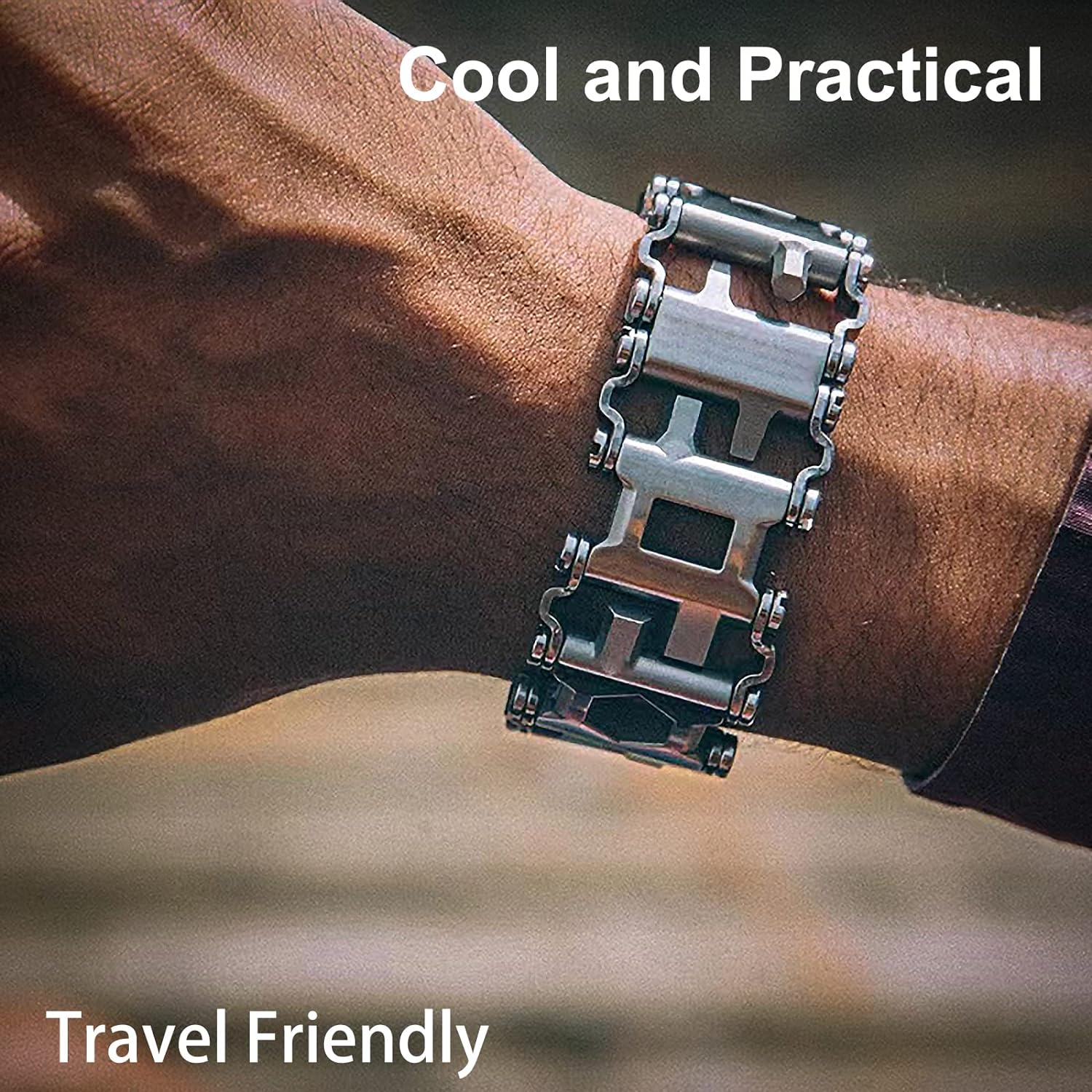 🌲Christmas Hot Sale 49% OFF🔥Outdoor Multifunction Tool Bracelet For Watch