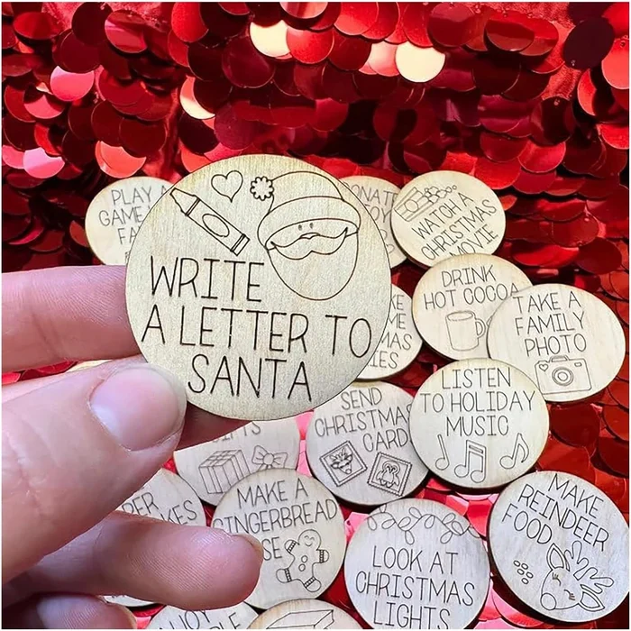 🎄Christmas Countdown Tokens Set