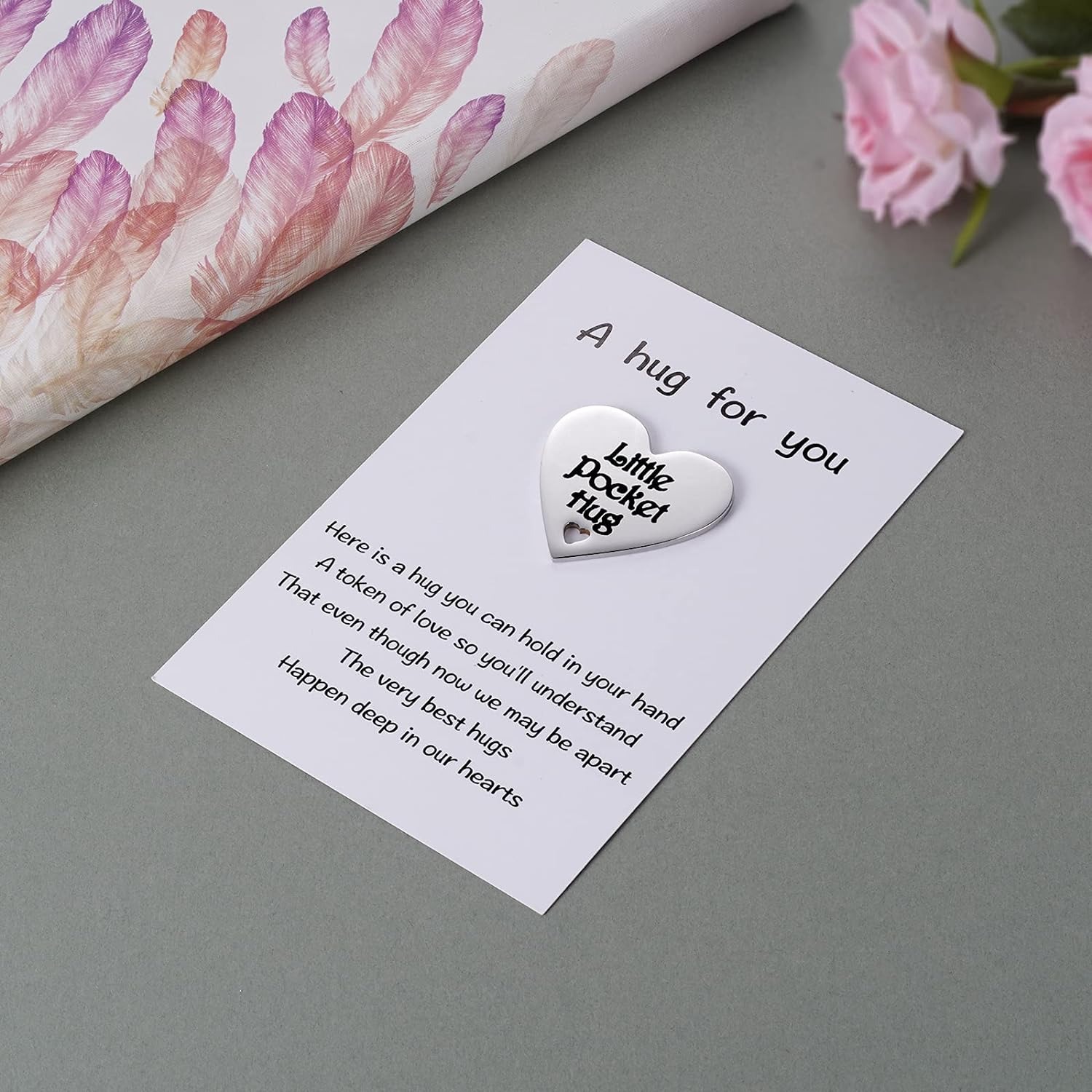 💖Heart Pocket Hug Token Gift