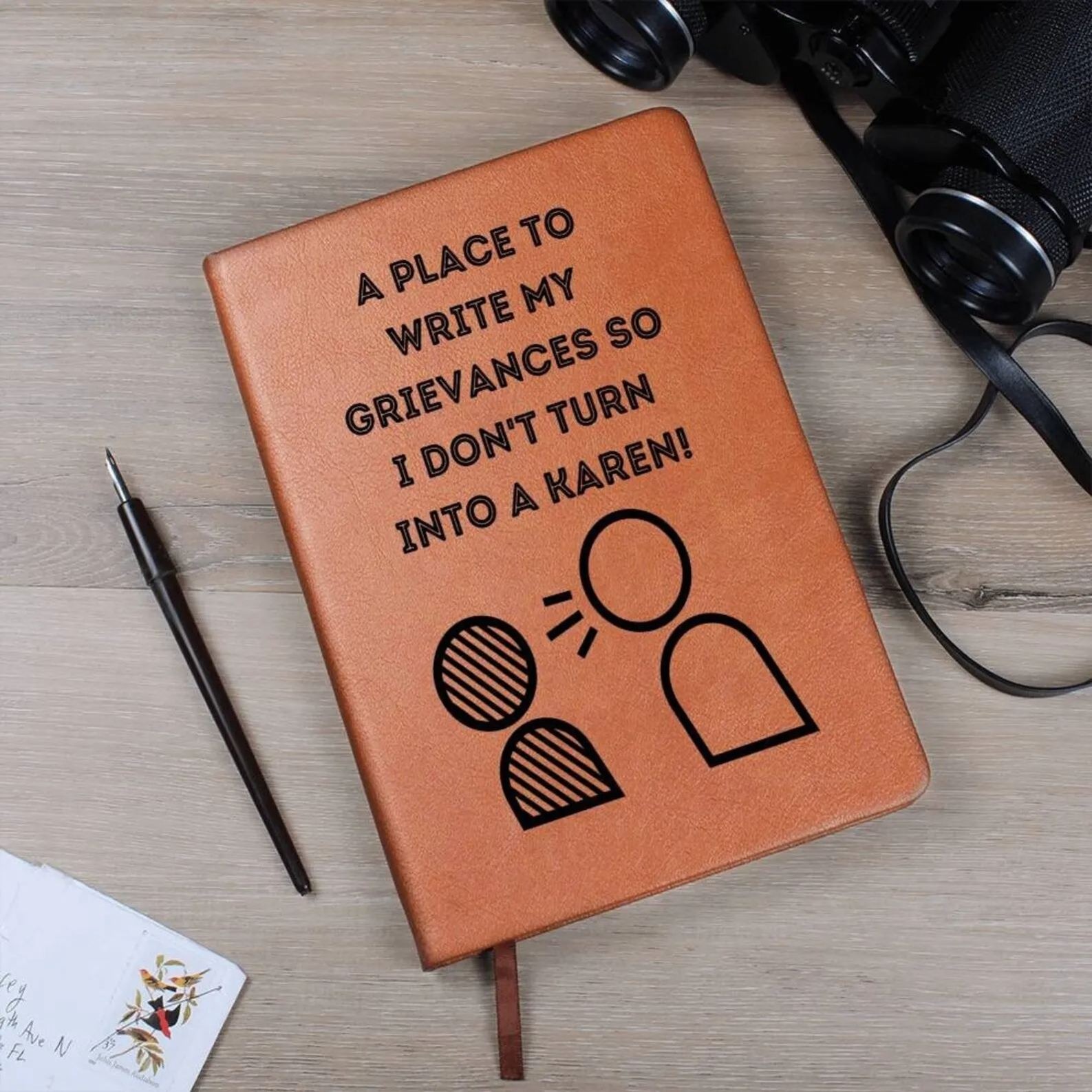 😂Funny Leather Notebook