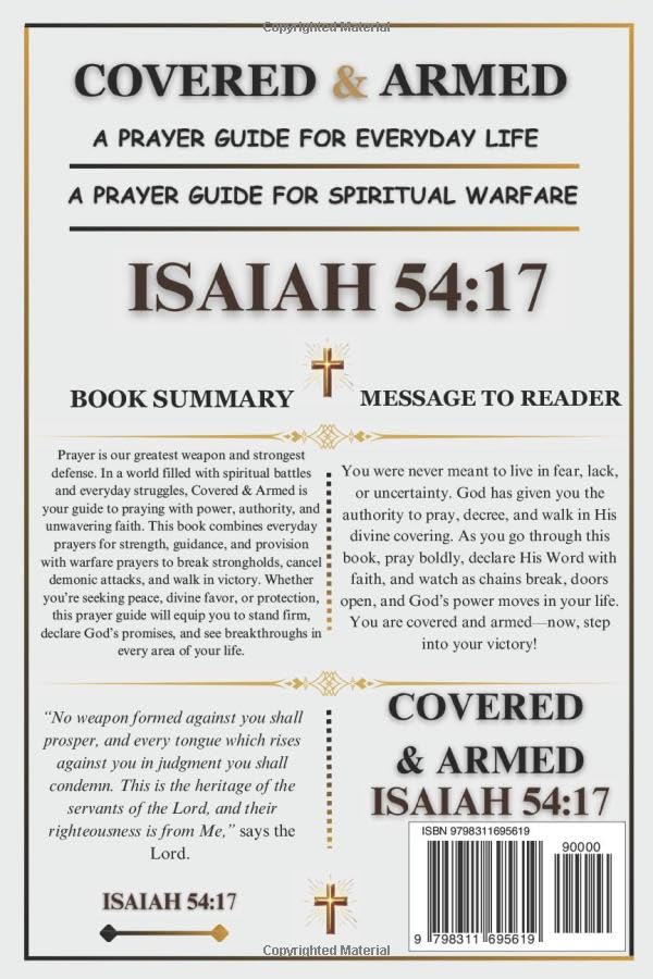 Covered & Armed: A Prayer Guide For Everyday Life & Spiritual Warfare