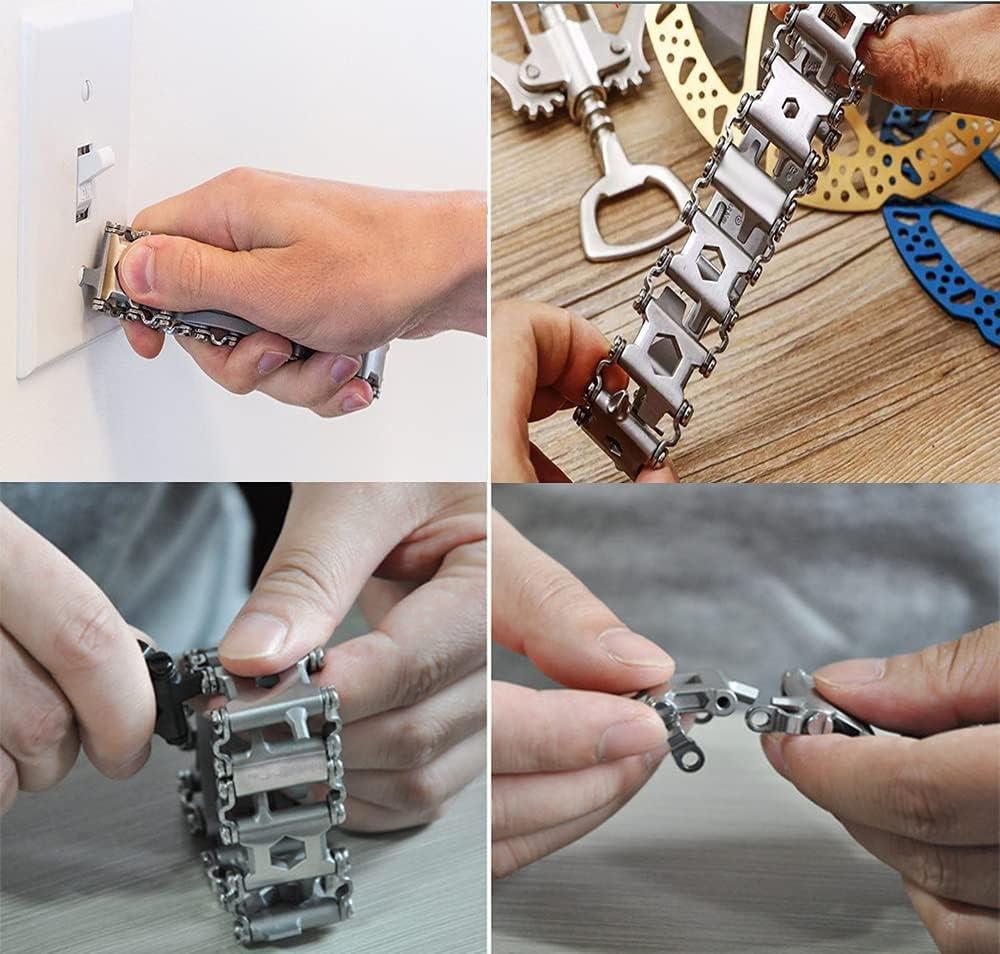 🌲Christmas Hot Sale 49% OFF🔥Outdoor Multifunction Tool Bracelet For Watch