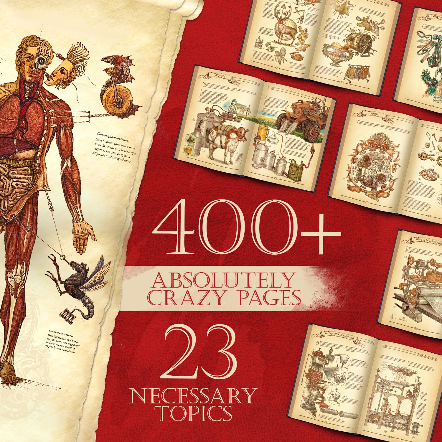 The Book. The Ultimate Guide to Rebuilding a Civilization Hard Cover history books