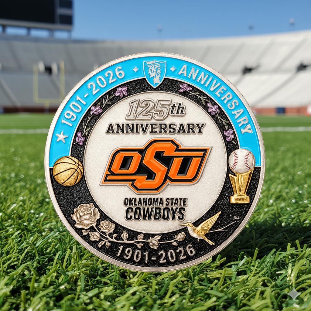 Oklahoma State Cowboys 125th Anniversary Commemorative Coin