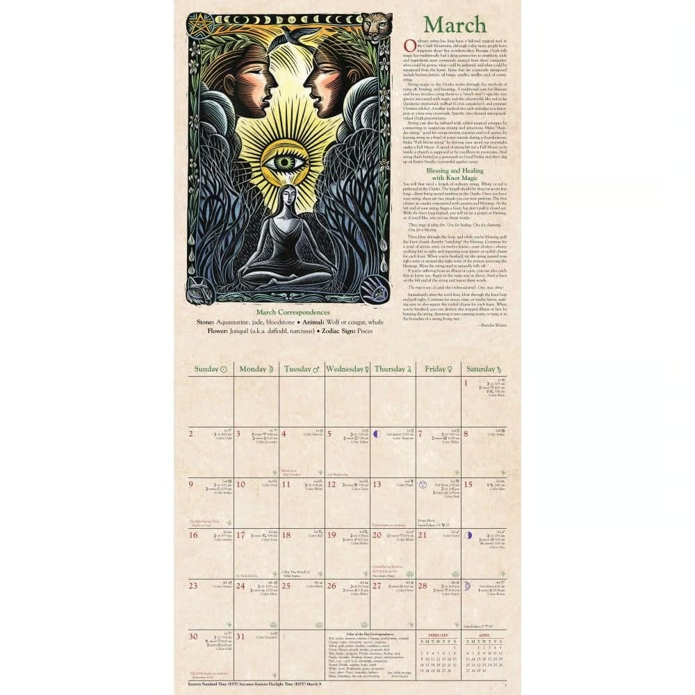 2026 Witches Calendar