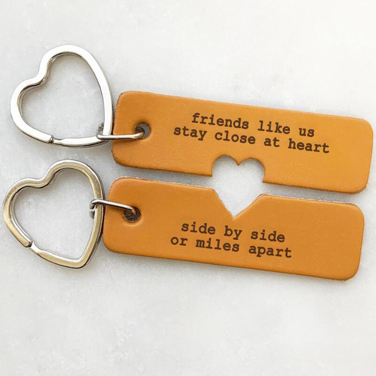 💖Friendship Leather Keychain