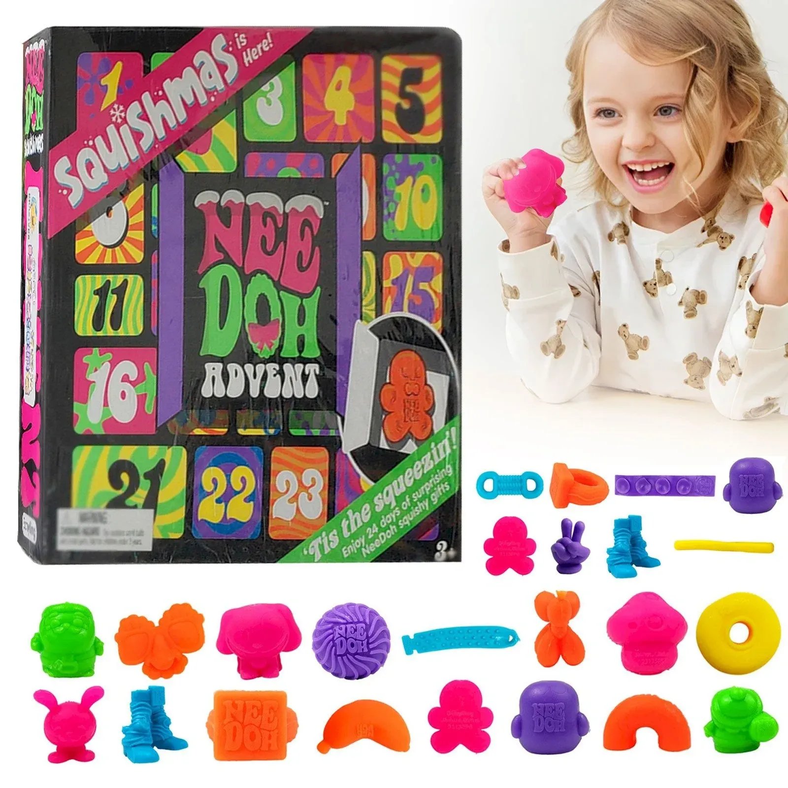 🔥Limited Edition🎁Christmas Countdown Calendar Mini Squeeze Toy