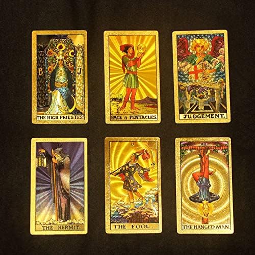 🔥Explore the Mystical World of Tarot Gold Foil Tarot