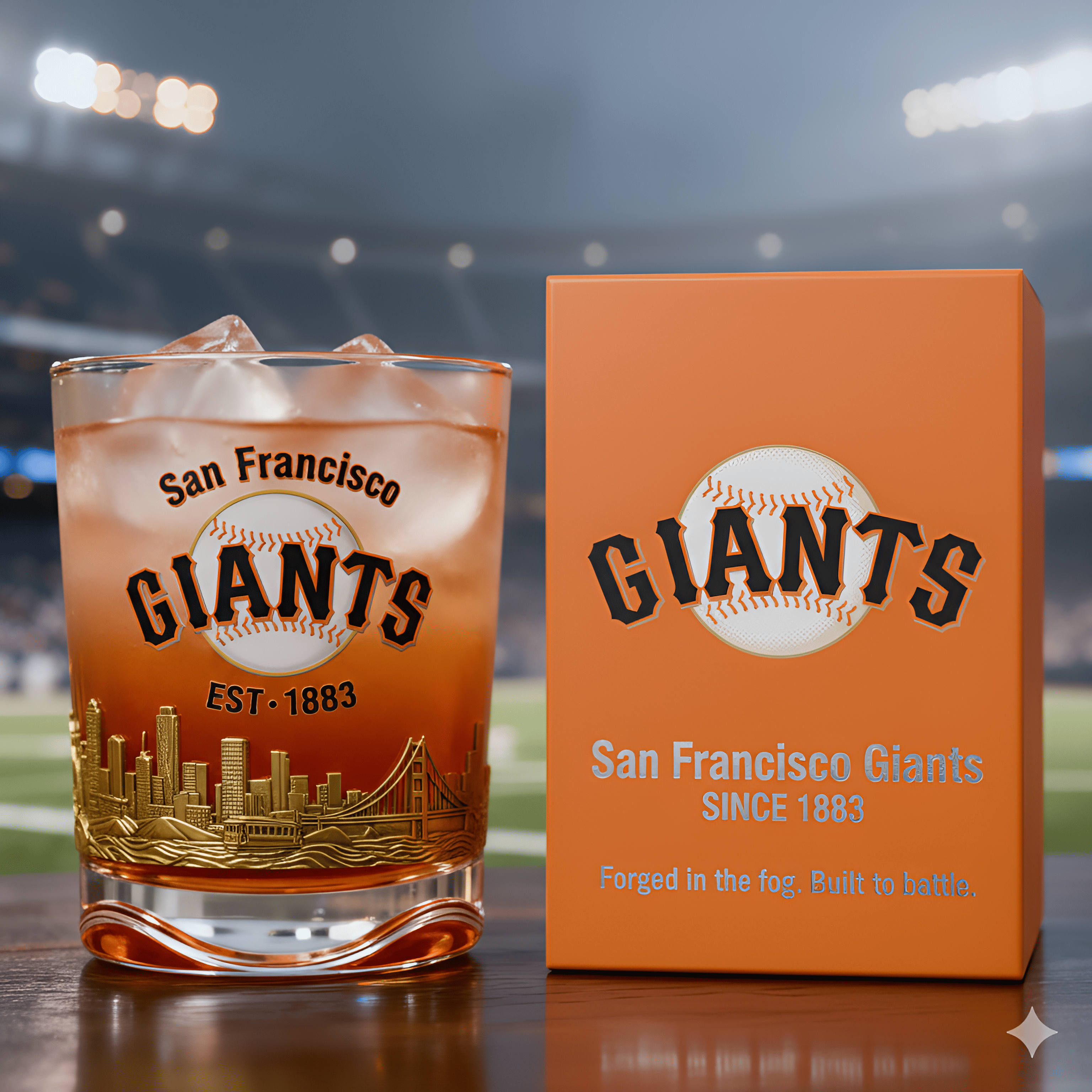 San Francisco Giants Whiskey Glass