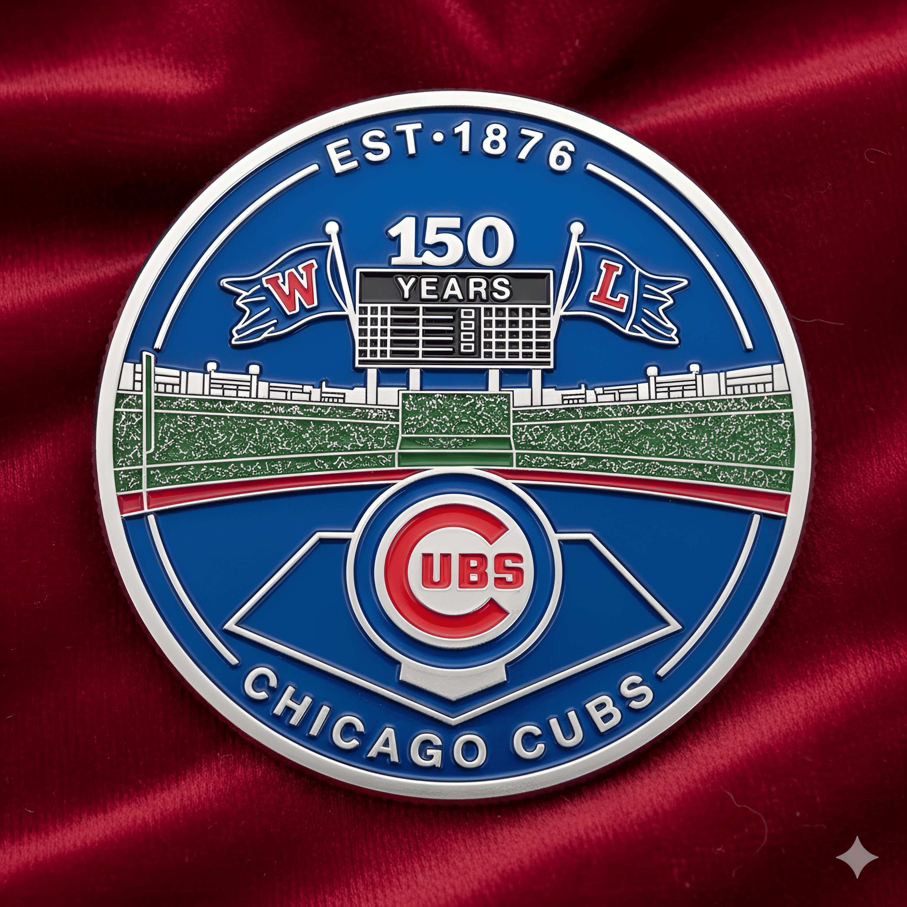 Chicago Cubs 150th Anniversary Commemorative Coin