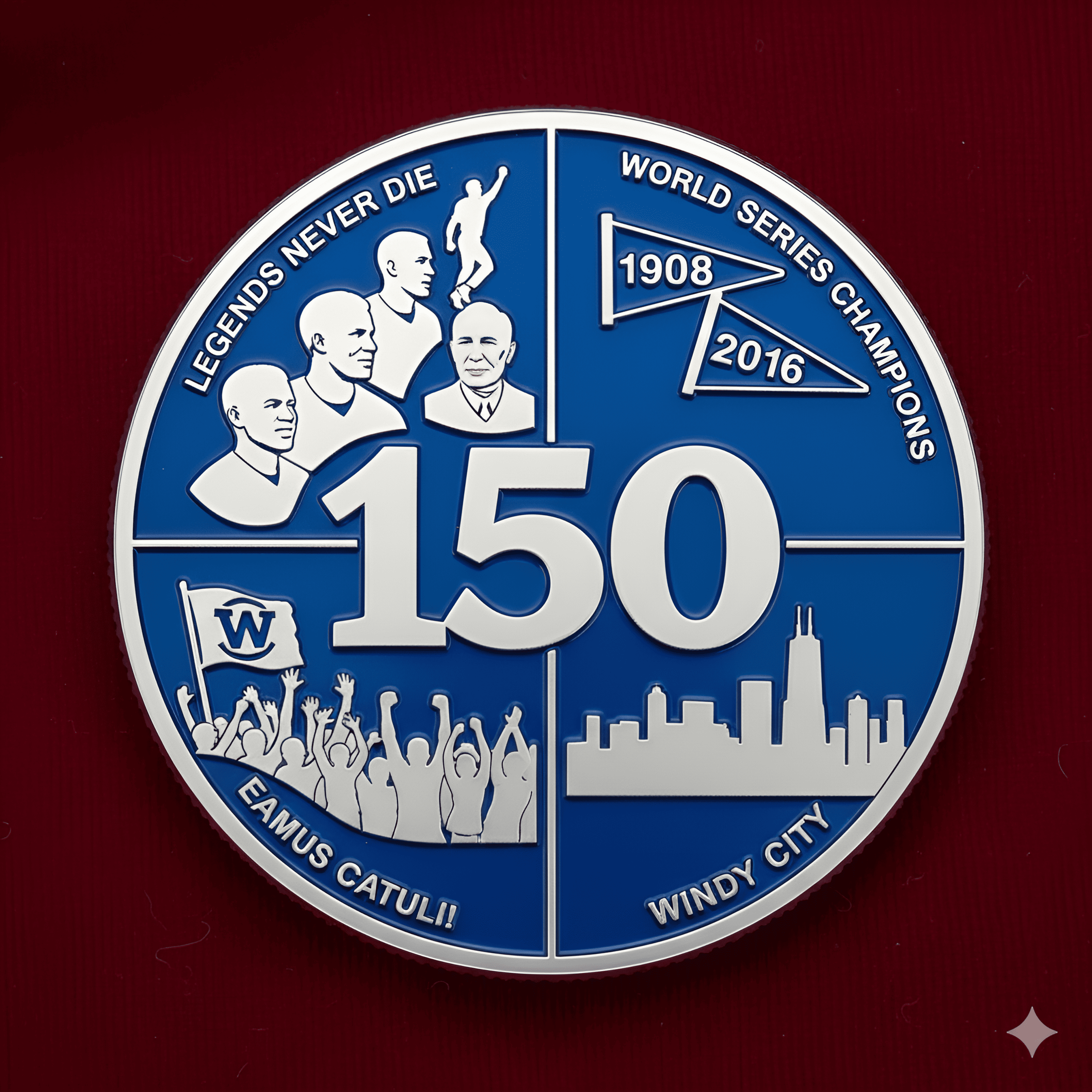 Chicago Cubs 150th Anniversary Commemorative Coin
