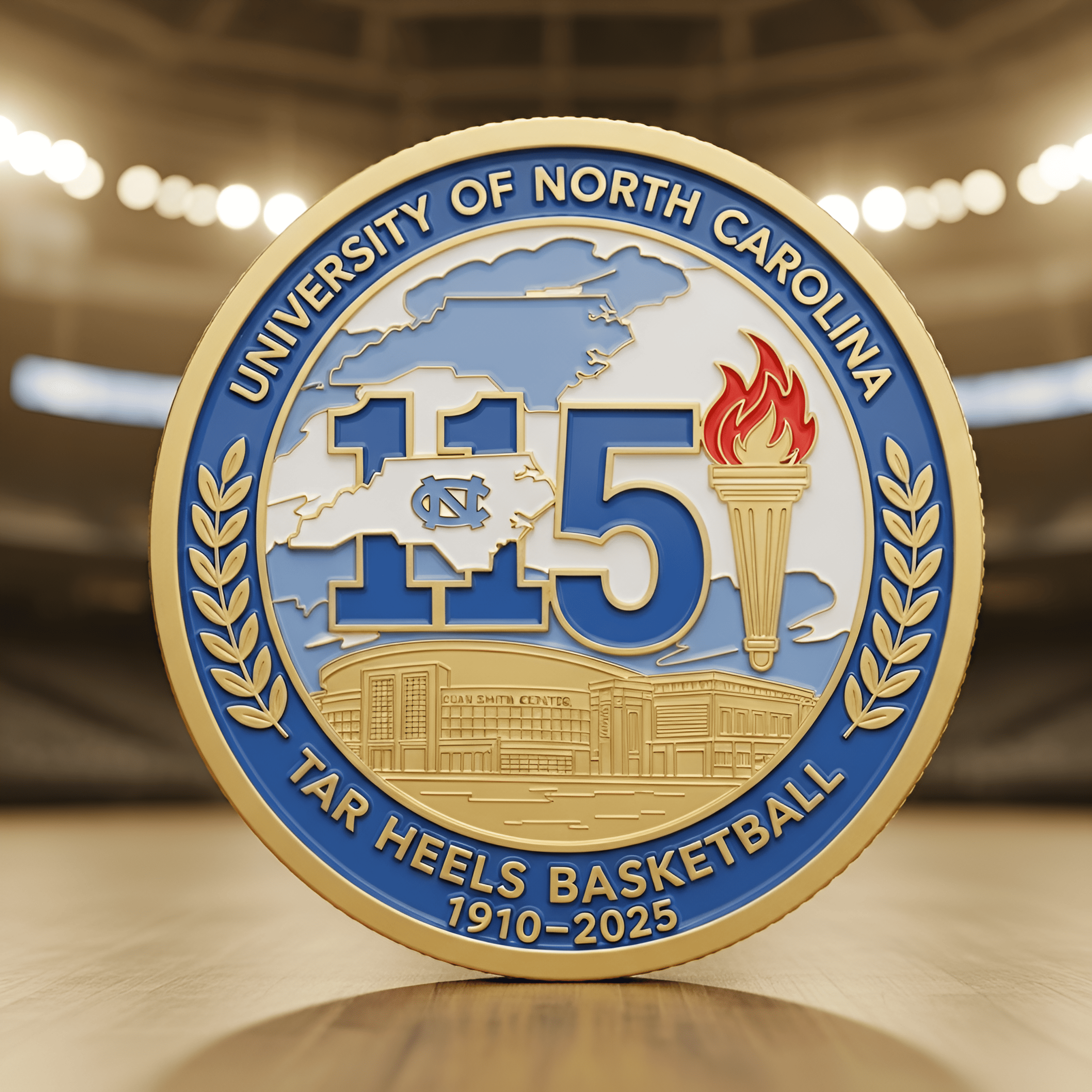 🏀UNC-Tar-Heels 115th Anniversary Commemorative Coin
